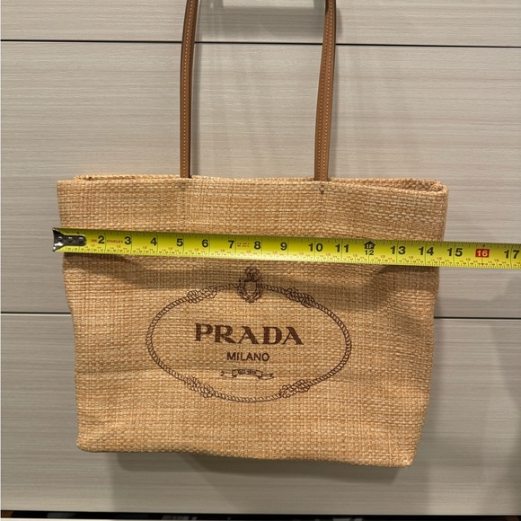 Prada Raffia/Straw Tote Bag - Picture 9 of 9